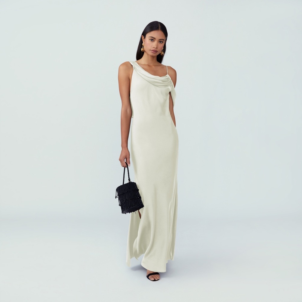 Fame and Partners Francois Maxi Dress in Ivory